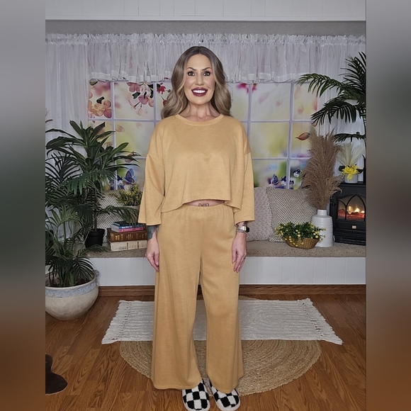 Mustard Loungewear Set